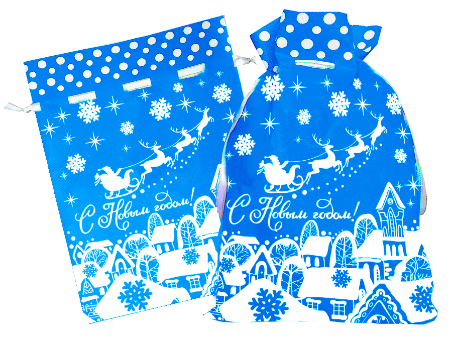 Домики на голубом