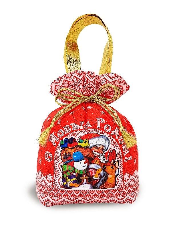 Мешочек красный Зима