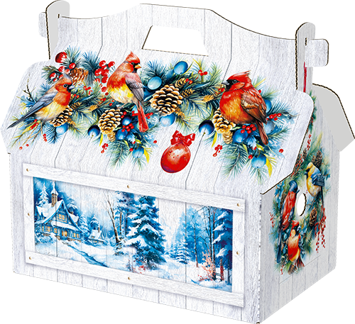 Кормушка Снегири большая