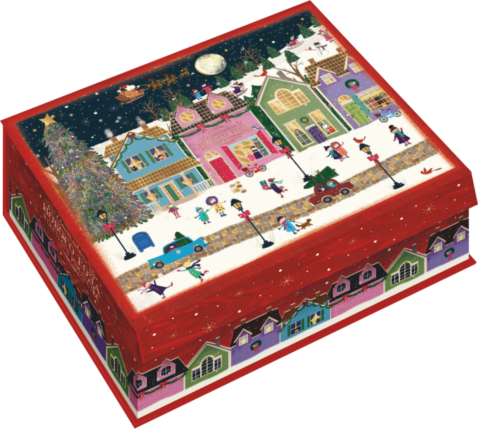 Корпоратив Новогодний Городок пакет+ коробка