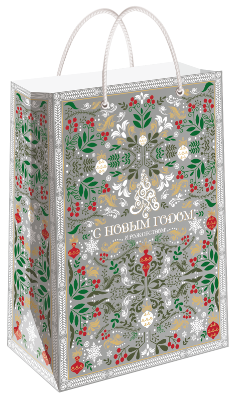 Зимние Узоры пакет+ коробочка