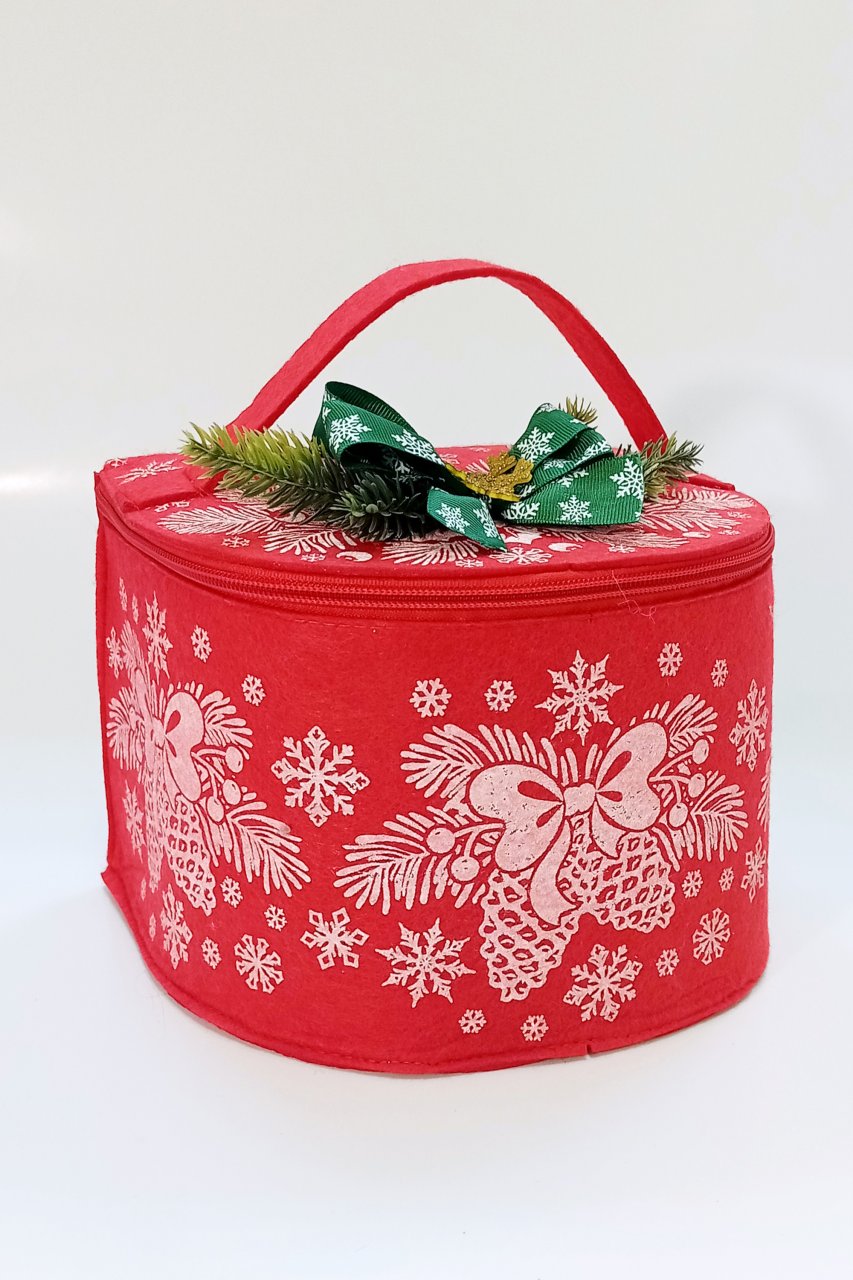 Фетр Сумочка с Декором