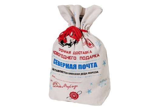 Льняной мешочек Северная почта 